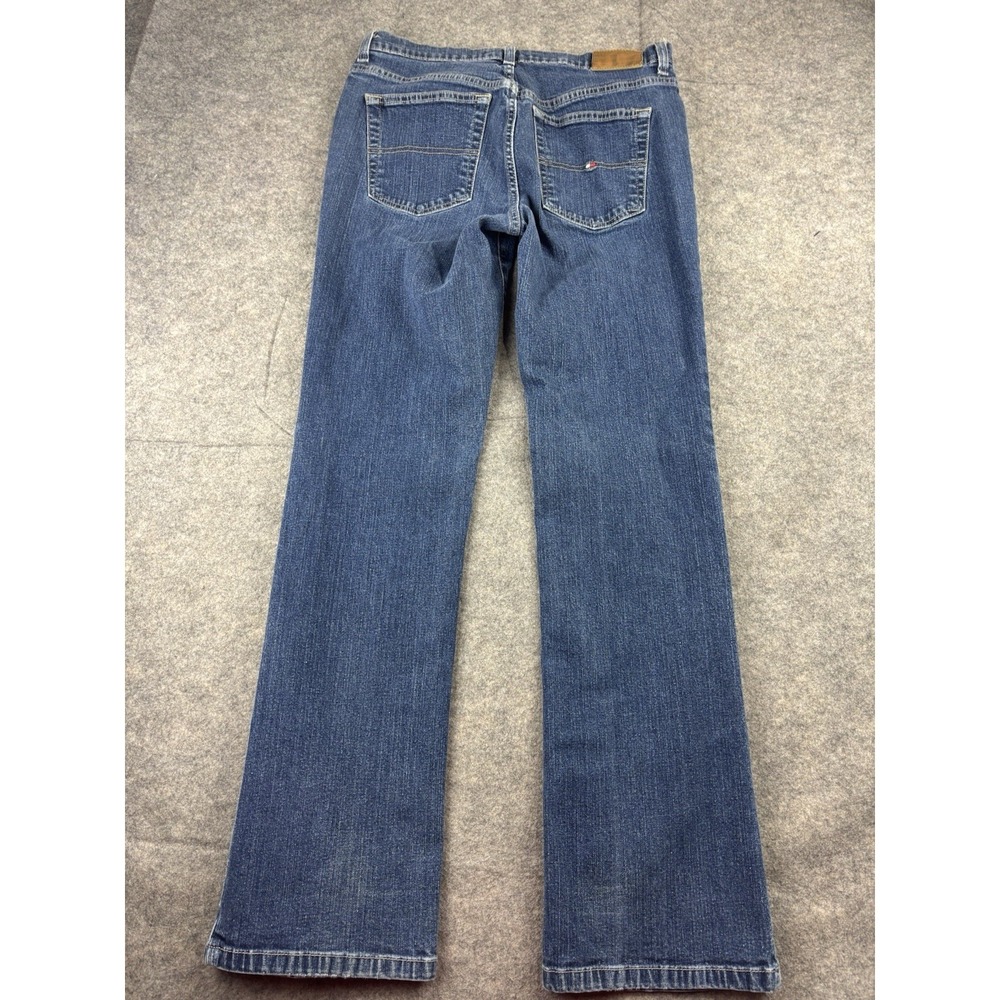 Tommy Hilfiger Jeans Womens 8 (29x29.5) Bootcut Stretch Blue Denim Mid Rise